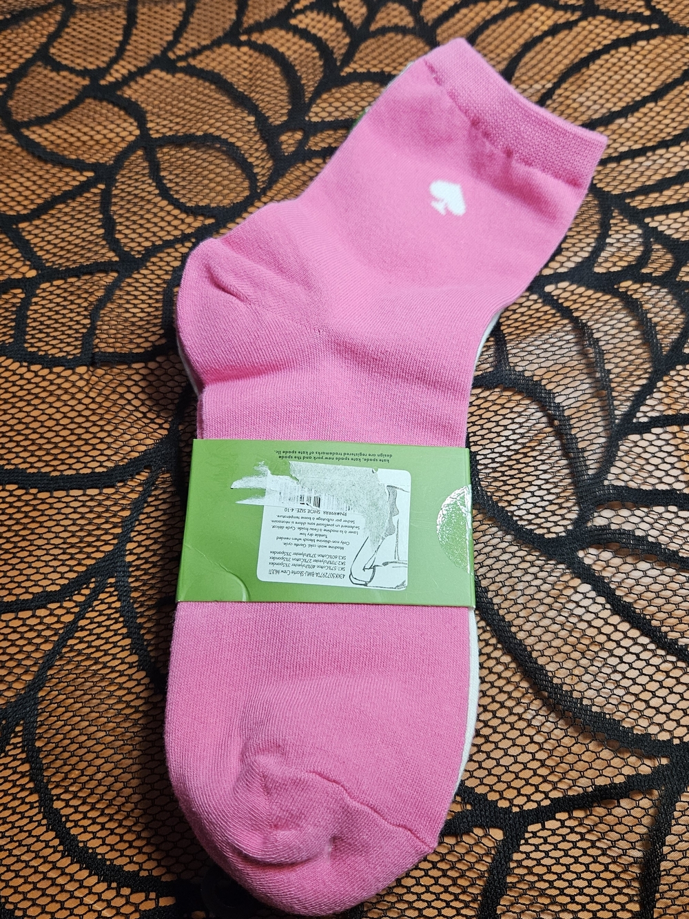 NWT 3 Pair Kate Spade Women’s Shortie Crew Socks Sz 4-10 - Picture 4 of 6